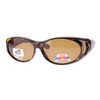 Polarized Fit Over Sunglasses 2866, Size Small, Tortoise