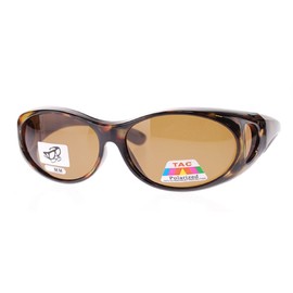 Polarized Fit Over Sunglasses 2866, Size Small, Tortoise