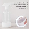 hmaimas Glass Spray Bottles for Cleaning Solutions, 16oz Reusable Clear