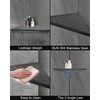 euroharry 1 Piece Corner Shelf Shower Shelf 304 Stainless Steel