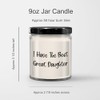 Unique Gifts for Daughter - Best Daughter Ever Soy Candle