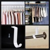OwnMy 2PCS Closet Rod Brackets Heavy Duty 1 Inch to
