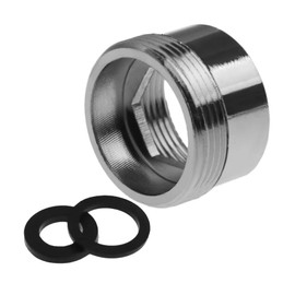 Faucet Water Aerator Adapter, Brass Tap Water Filter Aerator Connector, 16mm to 22mm NPT Thread Adapter (Female Thread to Male Thread)