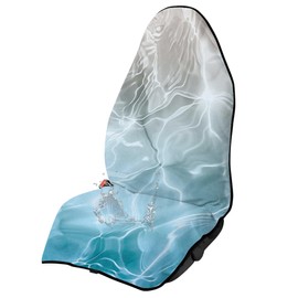 JOAIFO Waterproof Sweat Towel Car Seat Cover Universal Anti-Slip Automotive Seat Covers for Post Gym Workout, Running, Swimming, Beach and Hiking, Seawater