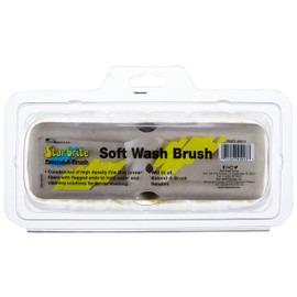 STAR BRITE 8-Inch Soft Wash Brush - Premium Boat Deck Cleaning Brush - Extend-A-Brush Compatible - High-Density Star Prene Fibers - (Yellow) Soft (040013)