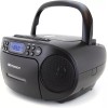 Emerson EPB-3003 Portable CD/Cassette Boombox with AM/FM Radio, Black