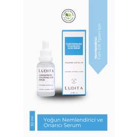 Ludita Pure Hyaluronic Acid Serum, 2% Hyaluronic Acid + B5 Intense Hydration And Skin Repair, Non‑Greasy Hyaluronic Acid Serum, Hydrating Serum for Dry Skin, 30 ml