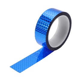 RATCHROLL 1 Roll Universal Air-Release Adhesive Pinstripe Tape Holographic Automotive Pinstriping Tape Blue 1.18"x164.04ft
