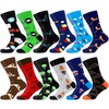 WeciBor Men's Funny Crazy Socks 12 Pack Party Gift Novelty