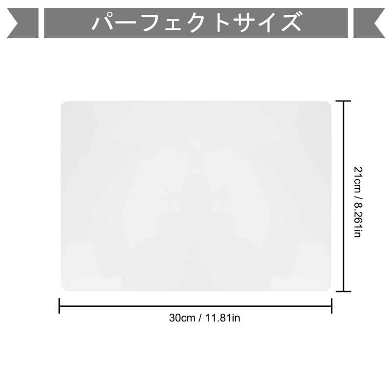 Hisredsun A4 Magnetic Dry Erase Whiteboard Sheets for Refrigerator, 3