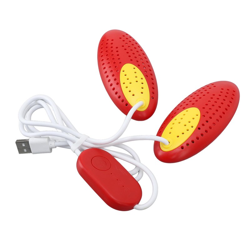 Shoe Dryer Red with Timer Ceramic Heater Deodorizing Function Fast