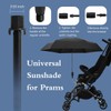AzulLanse Universal Parasol Sun Protection, black