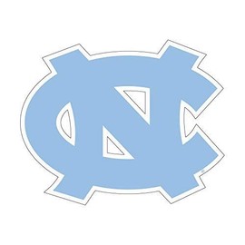 UNC NORTH CAROLINA Decals - Large and X-Large (X-Large)