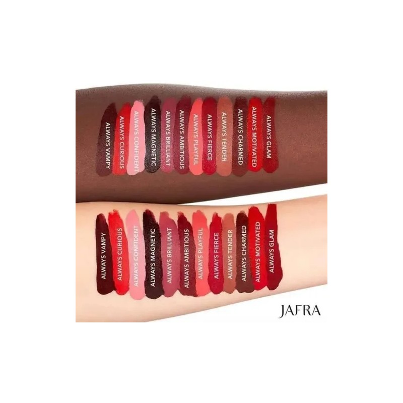 Labial Jafra Always Mate Cobertura Total Color Intenso