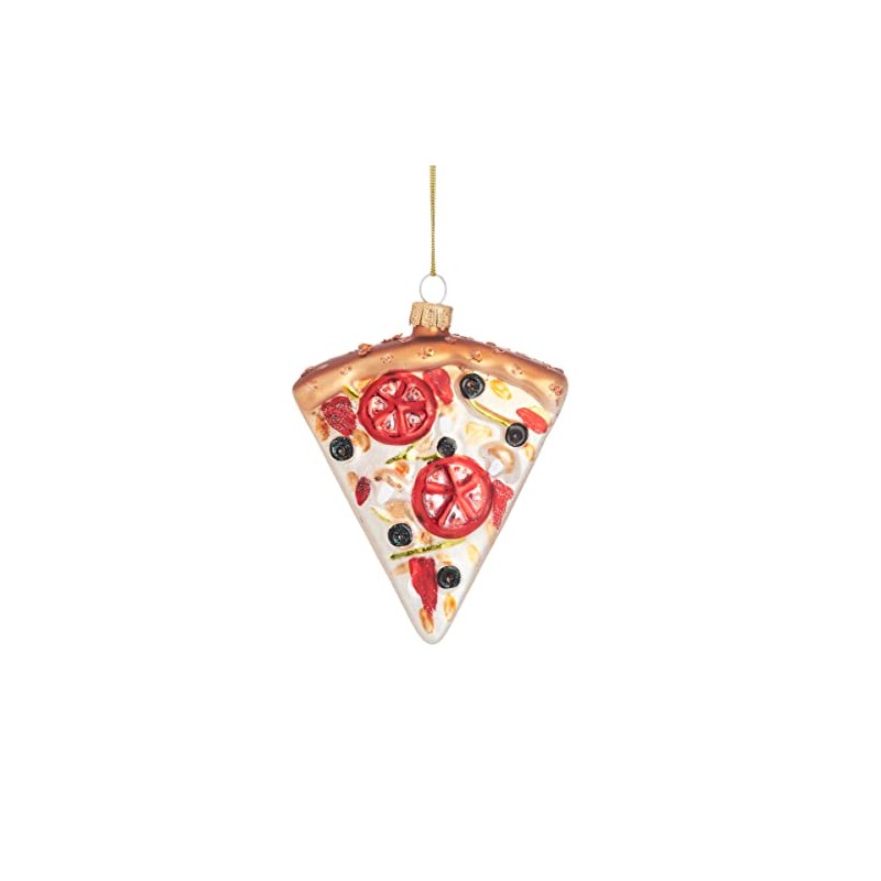 Sass & Belle Pizza Slice Shaped Bauble