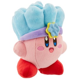 Kirby All-Star Collection Ice Kirby Plush Toy, Height 5.5 inches (14 cm)