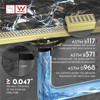 WEBANG 24 Inch Linear Shower Drain Rectangular Floor Drain with