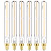 Leools E12 Led Long Bulb,7.3Inch Long Tubular Light Bulbs,T6 B11