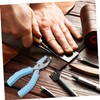 SHINEOFI Leather Hole Punch Pliers Durable Belt Hole Puncher Tool