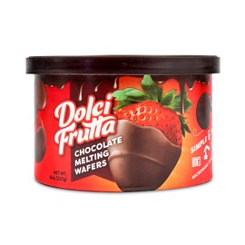 Dolci Frutta Variety Pack with Hard Chocolate Shell & White Chocolate Shell, Simply Microwave, Dip, and Done, Nut-Free, Gluten-Free, 8oz, Pack of 2
