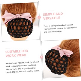 3 Piezas cabeza de flor redecillas para el cabello para mujeres red de redecilla de proa hair clips barreta redecilla profesional para el cabello adorno para el cabello dama