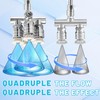 Quadruple Pressure Washer Tips, 4 in 1 Power Washer Nozzle,