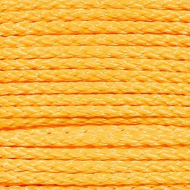 Hollow Braid Polypropylene Rope in Yellow – Multiple Use – (1/2 Inch x 50 Feet)