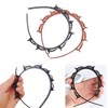 JZK 2 x Hair Pin Headband, Plastic Double Layer Twist