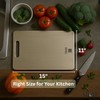 Certified Titanium Cutting Board - 15x11 inch | 100% Pure