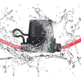 VANTRONIK Waterproof Medium Inline Fuse Holder with 14 Gauge AWG Wire 10 Inches Long, Fit for ATO ATC Standard Blade Fuse in Vehicle/Boat/RV/Tractor, 6 Pack