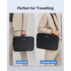 Luxtude Trading Card Storage Box w/Adjustable Dividers, Card Carrying Case