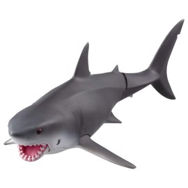 Takara Tomy Ania AS-07 Great White Shark (Floating Ver.) Animal Dinosaur Toy for Ages 3 and Up