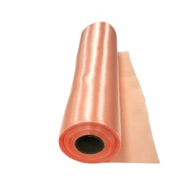 Trimming Shop Peach Satin Fabric Roll | 29cmx20m | Luxury & Soft | Silky & Shiny | for Making Chair Sash Bow Wedding Bouquet Décor Apparel, Drapery, DIY Crafts