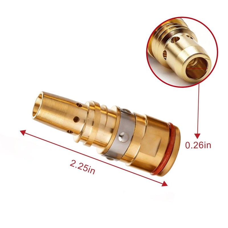 5-PK Gas Diffuser D-MA250 Replacement for Miller AccuLock MDX-250 AccuLock