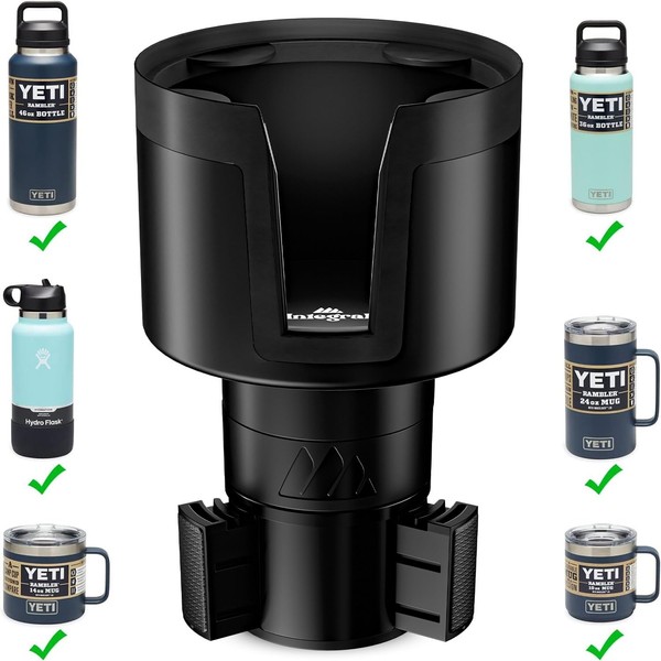 Integral [Upgraded] Integral Ultimate Car Cup Holder Expander - Adjustable