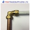 Angle Reducer 16mm PEX Aluminium PEX Pipe - 15mm Compression