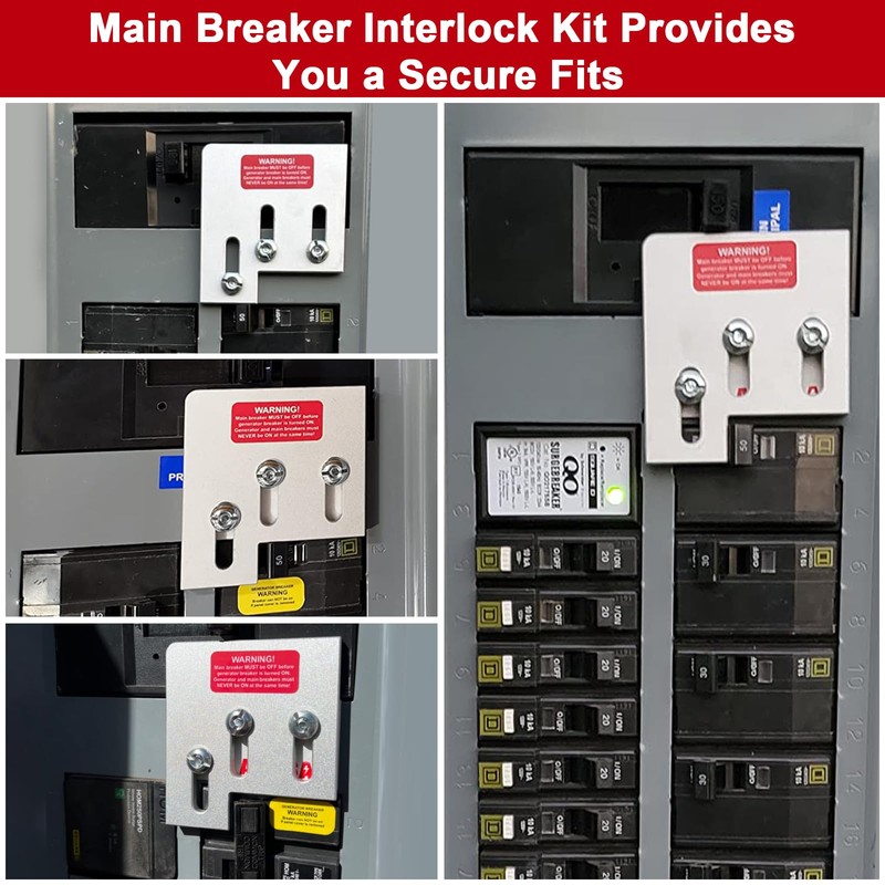 Natupal Generator Interlock Kit Compatible with Square D QO or