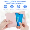 RFID Blocking Card Sleeves Set, Identity Theft Protection Secure Sleeves