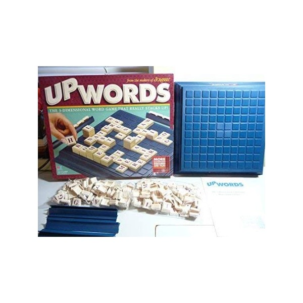 5Star-TD Vintage Upwords w/ 100 Tiles & 10x10 Board 1997 Edition