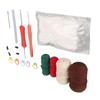 Hedgehogs Crochet Kit with Yarns Crochet Hook Stuffing DIY Learn