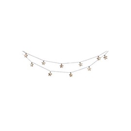 burton+BURTON 9739598 10 Light Up Stars on Garland, 107-inch Length