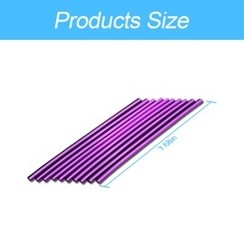 8sanlione Car Air Conditioner Decoration Strip for Vent Outlet, 20 Pieces Universal Waterproof Bendable Polyvinyl Chloride Trim Decoration, Suitable for Most Car - Interior Accessories (Purple)