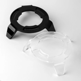 For JBL Acrylic Wall Mount Bracket Holder Stand fits for JBL Pulse 4/5 Bluetooth Speaker - Black