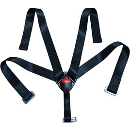 Universal Baby Highchair Stroller Pushchair 5pt 5 Point Harness with Locking Buckle, Baby Seat Chest Harness Clip Buckle with Harness Straps Width 38mm/1.5in