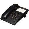 Panasonic KX-TS550MEB Teléfono Alámbrico, Color Negro, Mediano