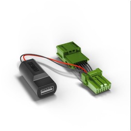 Dongar Dashcam Power Adapter (7-pin Type A) for Select Honda Vehicles. Compatible w/Ridgeline, Passport, Pilot, Clarity, & More. Connects to Rearview Mirror, Built-in USB Power Source, Easy Install