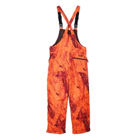Gamehide Deerhunter Blaze Orange Camo Bib (Naked North Blaze Orange Camo, 2X-Large)