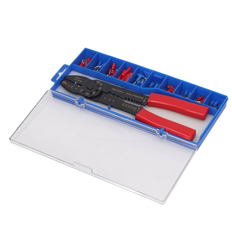 Wire Terminals Crimping Tool PVC Insulated Terminal Crimper Kit for