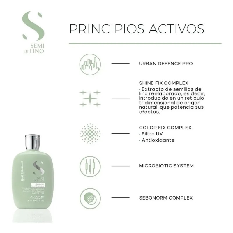 Alfaparf Semi Di Lino Scalp Balancing Shampoo 250 ml