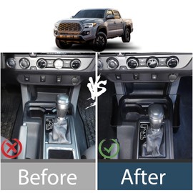Lcojicep Center Console Gear Shift Organizer Tray Compatible with Toyota Tacoma 2016-2023 Central Control Side Storage Box ，Gear Shifter Console Organizer Tray Interior Organizer Accessories (Style A)